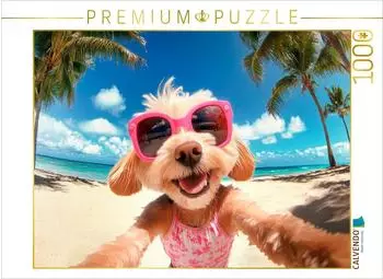 Calvendo Puzzle "Aloha auf vier Pfoten" 1000 Teile, 64x48cm