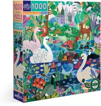 Eeboo Ducks In The Clearing Puzzle, 1000 Teile