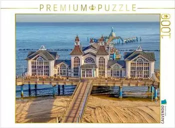 Calvendo Foto-Puzzle "Seebr&uuml;cke in Sellin" 1000 Teile, 64x48cm