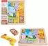Fisher-Price Holz-Tierpuzzle mit Formensortierer, 13 Teile (JFG10)
