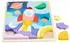 Fisher-Price Holzpuzzle Weltraum, 42 Teile, ab 3 Jahren (HXY42)