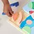 Fisher-Price Holzpuzzle Weltraum, 42 Teile, ab 3 Jahren (HXY42)