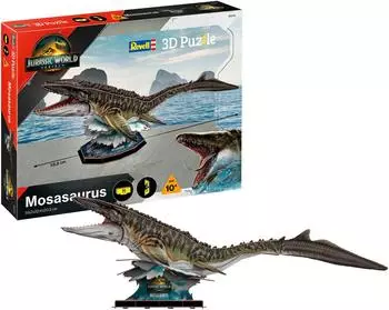 Revell 3D-Puzzle Jurassic World Rebirth Mosasaurus, 83 Teile (00244)