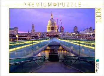 Calvendo Puzzle Millenium Bridge 1000 Teile, 64x48cm