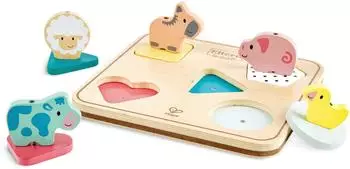HaPe Tierger&auml;uschepuzzle Tom, 12 Puzzleteile mit Ger&auml;uschen (E1622)