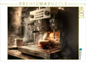 Calvendo Puzzle &bdquo;Maximum Power Kaffeemaschine" 1000 Teile, 64x48cm