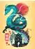 Ravensburger Minipuzzle-Trio Ukiyo-e Katzenkrieger, Roter Panda & Drache, 3x100 Teile (12002048)