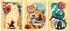 Ravensburger Minipuzzle-Trio Ukiyo-e Katzenkrieger, Roter Panda & Drache, 3x100 Teile (12002048)