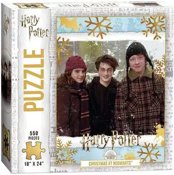 USAopoly Harry Potter Puzzle Weihnachten in Hogwarts, 550 Teile (USOPZ010686)