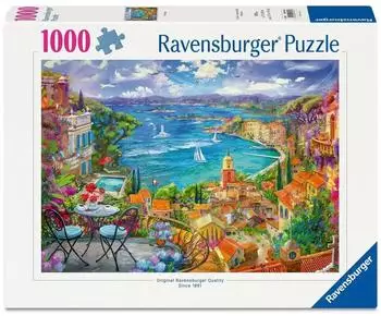 Ravensburger Puzzle St. Tropez, K&uuml;stenszene, 1000 Teile (12001824)