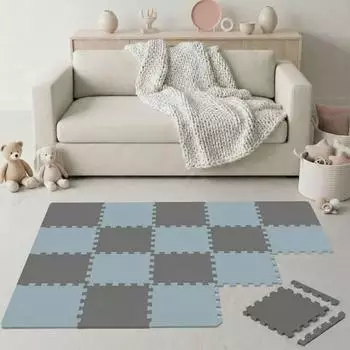 LittleTom Puzzlematte 18-teilig 180x90cm, EVA-Schaumstoff, BPA-frei (17619)