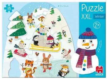 Goula GOULA XXL Winter-Puzzle, 18 Teile