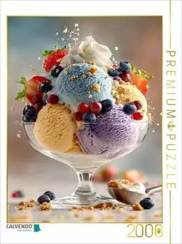 Calvendo Puzzle &bdquo;Beeriger Genuss mit Crunch" 2000 Teile, 90x67cm