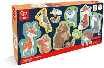 HaPe Waldfreunde-Puzzle Waldtiere, Kleinkinder ab 18 Monate (E1650)