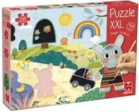 Zauber-Kratz-Puzzle XXL