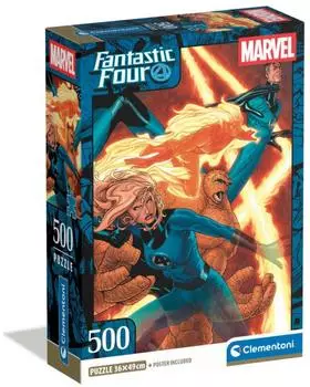 Clementoni Fantastic 4 2025 Puzzle, kompakt, 500 Teile (35805)
