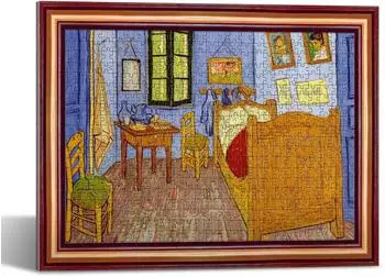 Trefl Kunstrahmen Puzzle 500 - Van Goghs Zimmer in Arles, Vincent van Gogh