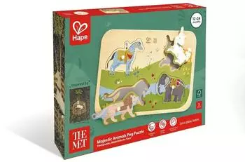 HaPe Steckpuzzle "Majest&auml;tische Tiere" 4 Teile (6943478057357)