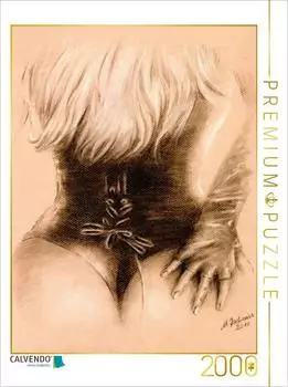 Calvendo Puzzle "Sexy Girl in Dessous" 2000 Teile, 90&times;67cm