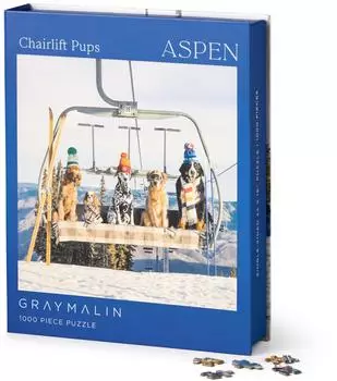 galison Gray Malin Aspen Buch-Box-Puzzle, 1000 Teile