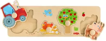 HABA Greifpuzzle Bauernhof, Holz, ab 12 Monaten (2012172001)