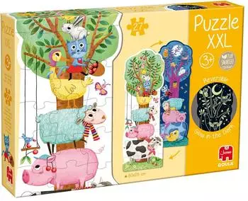 Goula Puzzle XXL reversibel phosphoreszierend 27 Teile (50217)