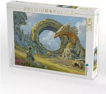 Calvendo Mystische Oroboros und Steinbauten Puzzle 1000 Teile (64&times;48cm)