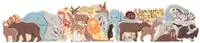 Small Foot Konturenpuzzle "Buchstabenpuzzle Tiere"
