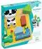 Djeco Match Happy 2-in-1 Holz Stapel- & Steckpuzzle (DJ01075)