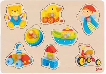 Goki Steckpuzzle "Mein erstes Spielzeug" (57342)