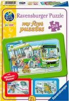 Ravensburger Rahmenpuzzle "Wieso? Weshalb? Warum? Unterwegs mit Bus, Bahn und