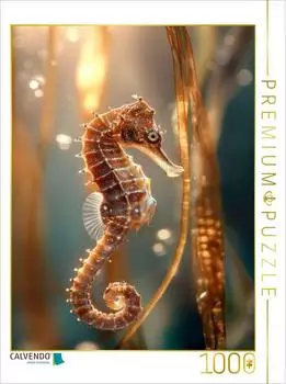 Calvendo Puzzle "Seepferdchen im Seegras" 1000 Teile, 64&times;48cm