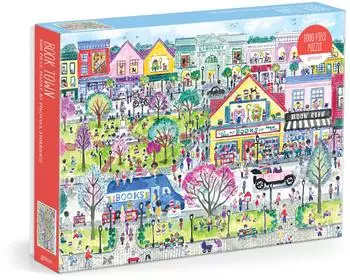 galison Michael Storrings Book Townscape Puzzle, 1000 Teile