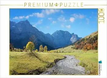 Calvendo Puzzle &bdquo;Ri&szlig;bach in der Eng" 1000 Teile, 64&times;48cm