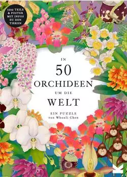 Laurence King Verlag In 50 Orchideen um die Welt, Puzzle 1000 Teile