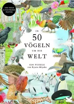 Laurence King Verlag In 50 V&ouml;geln um die Welt &ndash; 1000-Teile-Puzzle