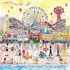 galison Puzzle „Summer at the Amusement Park