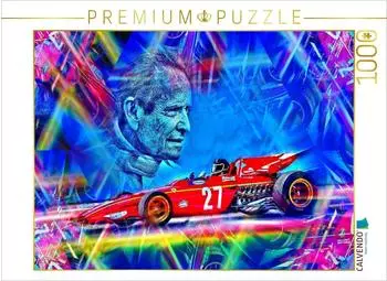 Calvendo Ferrari 312B Jacky Ickx Puzzle, 1000 Teile, 64&times;48cm