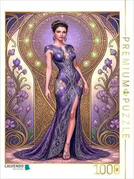 Calvendo Espoir - Violette Eleganz Puzzle 1000 Teile, 64&times;48cm