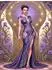 Calvendo Espoir - Violette Eleganz Puzzle 1000 Teile, 64×48cm
