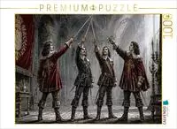 CALVENDO Puzzle Die drei Musketiere / Alexandre Dumas 1844 1000 Teile...