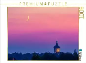 Calvendo Wasserturm Nord mit Mondsichel Puzzle 1000 Teile 64&times;48cm
