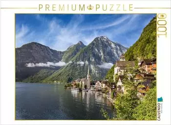 Calvendo Puzzle "Postkartenblick auf Hallstatt" 1000 Teile, 64&times;48cm
