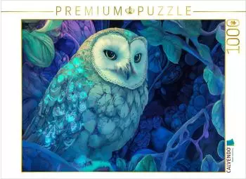 Calvendo Puzzle "Jugendstil trifft auf die Welt der M&auml;rchen" 1000 Teile, 64&times;48cm