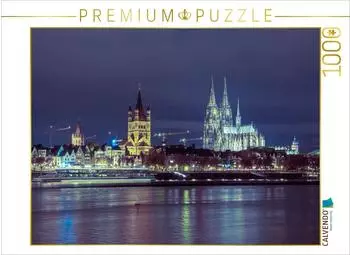 Calvendo Puzzle &bdquo;K&ouml;ln bei Nacht" 1000 Teile 64&times;48cm