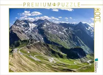 Calvendo Puzzle Gro&szlig;glockner Hochalpenstra&szlig;e vor den Gipfeln der Glocknergruppe, 1000 Teile, 64&times;48cm