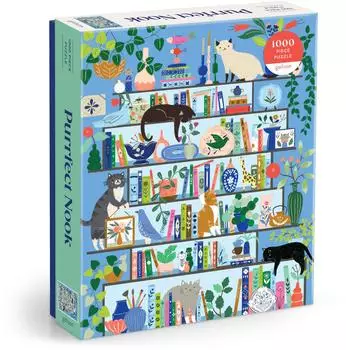 galison Purrfect Nook 1000-teiliges Puzzle