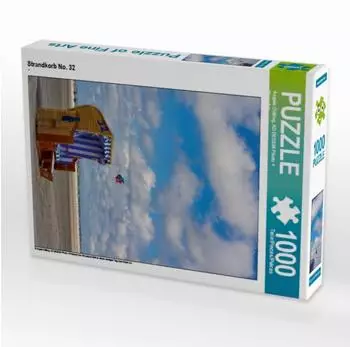 Calvendo Puzzle "Strandkorb No. 32" 1000 Teile, 64&times;48cm