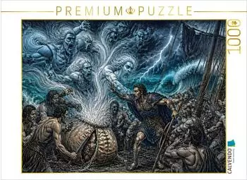 Calvendo Puzzle „Der Sturm der Winde" 1000 Teile, 64×48cm