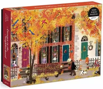 galison Puzzle &bdquo;Autumn in the Neighborhood", 1000 Teile (9780735375284)